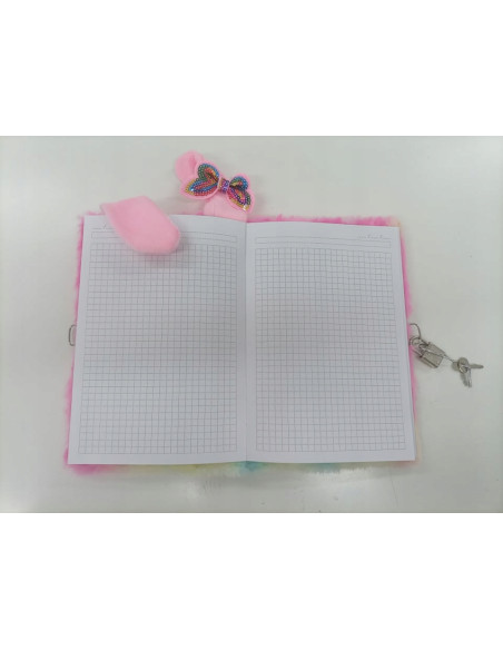 PAMIĘTNIK, NOTES. Zamykany na KŁÓDKĘ. Futerko.