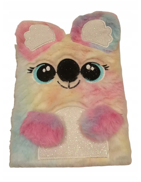 PAMIĘTNIK, NOTES. HAFT.Okładka z futerka. WŁOCHACZ