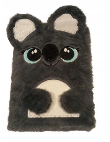 PAMIĘTNIK, NOTES. HAFT.Okładka z futerka. WŁOCHACZ