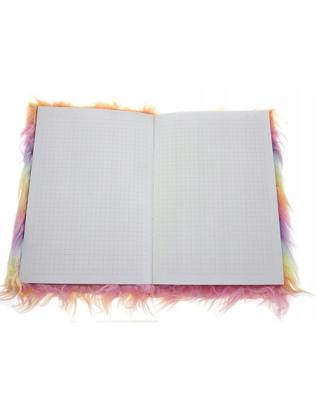 PAMIĘTNIK, NOTES. HAFT.Okładka z futerka. WŁOCHACZ