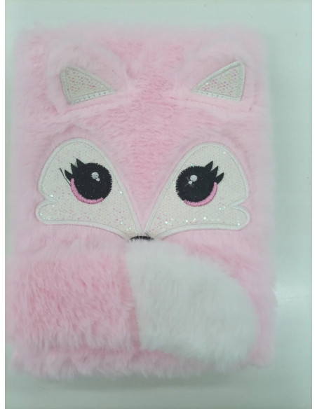 PAMIĘTNIK, NOTES. HAFT.Okładka z futerka. WŁOCHACZ