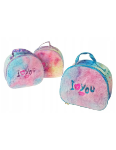 Pluszowy kuferek dla dzieci - Kosmetyczka I Love You
