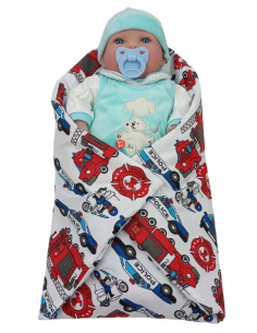 Becik Rożek dla Lalek Otulacz Zapinany na Rzep