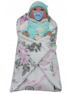 Becik Rożek dla Lalek Otulacz Zapinany na Rzep