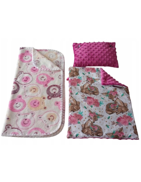 copy of KOCYK I POŚCIEL DLA LALEK bobas do łóżeczka kołyski wózka