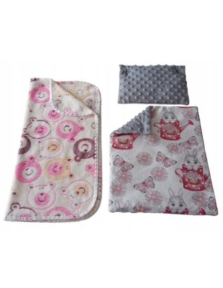 copy of KOCYK I POŚCIEL DLA LALEK bobas do łóżeczka kołyski wózka