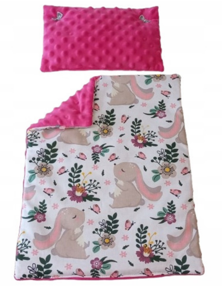 Pościel dla Lalek Minky z bawełną (mała) dla Lalki ok. 30 cm