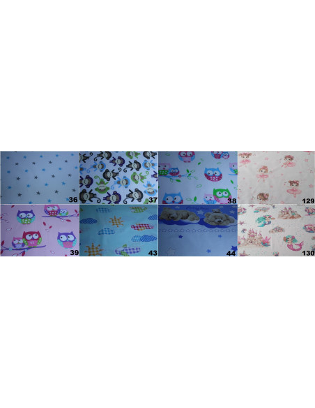 Pościel dla Lalek Minky z bawełną (mała) dla Lalki ok. 30 cm