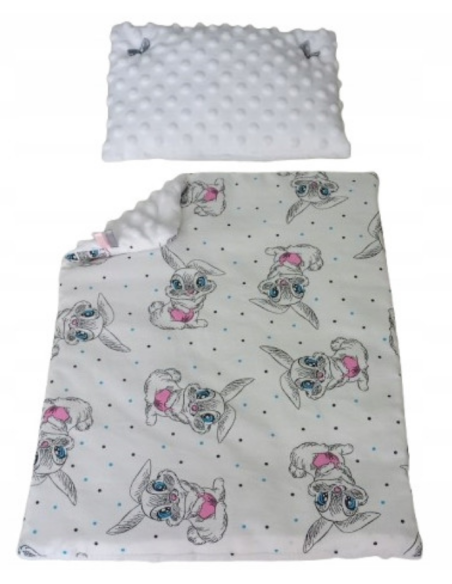 Pościel dla Lalek Minky z bawełną (mała) dla Lalki ok. 30 cm