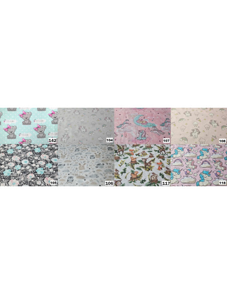 Pościel dla Lalek Minky z bawełną (mała) dla Lalki ok. 30 cm