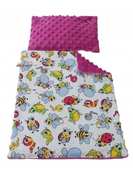 Pościel dla Lalek Minky z bawełną (mała) dla Lalki ok. 30 cm