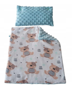 Pościel dla Lalek Minky z bawełną (mała) dla Lalki ok. 30 cm