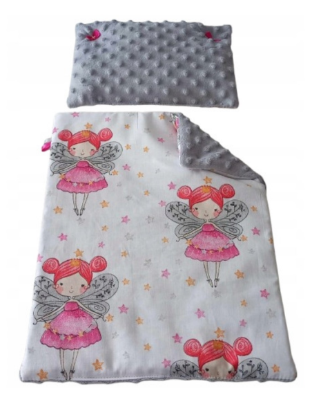 Pościel dla Lalek Minky z bawełną (mała) dla Lalki ok. 30 cm