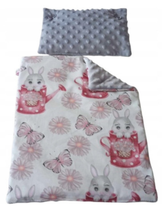 Pościel dla Lalek Minky z bawełną (mała) dla Lalki ok. 30 cm