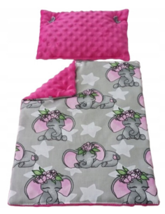 Pościel dla Lalek Minky z bawełną (mała) dla Lalki ok. 30 cm