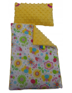 Pościel dla Lalek Minky z bawełną (mała) dla Lalki ok. 30 cm
