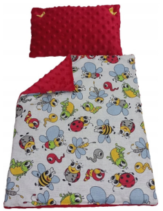 Pościel dla Lalek Minky z bawełną (mała) dla Lalki ok. 30 cm
