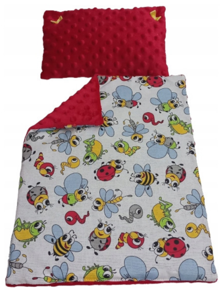 Pościel dla Lalek Minky z bawełną (mała) dla Lalki ok. 30 cm