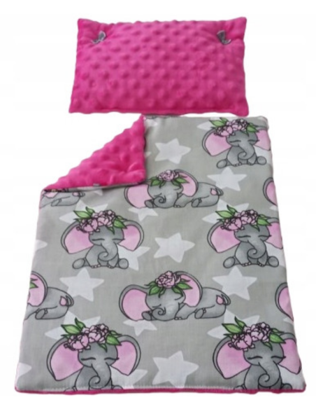 Pościel dla Lalek Minky z bawełną (mała) dla Lalki ok. 30 cm