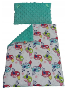 Pościel dla Lalek Minky z bawełną (mała) dla Lalki ok. 30 cm