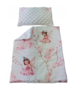 Pościel dla Lalek Minky z bawełną (mała) dla Lalki ok. 30 cm