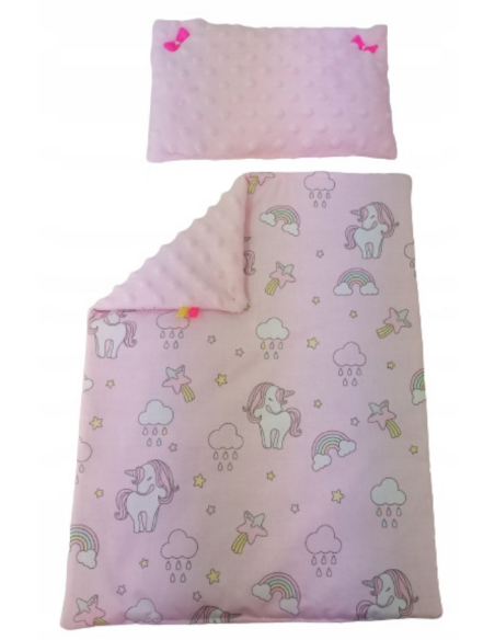 Pościel dla Lalek Minky z bawełną (mała) dla Lalki ok. 30 cm